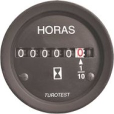 HORIMETRO UNIVERSAL SEM AMORTECEDOR 12 24V 52MM