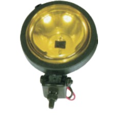 FAROL AUXILIAR MINI REDONDO UNIVERSAL AMARELO