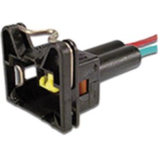 CHICOTE CONECTOR 2 VIAS TIPO T MOTOBOMBA SOQUETES 1 2 LUZ