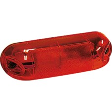 LENTE LANTERNA TOPO FURGOES CANTO OVAL VERMELHO