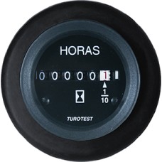 HORIMETRO UNIVERSAL COM AMORTECEDOR 12 24V 52MM