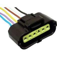 CHICOTE CONECTOR 6 VIAS SENSOR FLUXO AR BOMBA COMBUSTIVEL FIESTA KA COURRIER