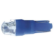 LED LAMP LAMPADA LED  74 1,2W 12V (SUPER AZUL) ESMAGADINHA (UNITARIO)