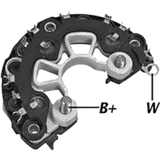 CONJUNTO RETIFICADOR CAMINHAO VW MB 85 AMP 24V DIODO AVALANCHE