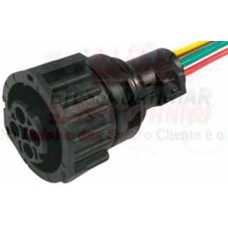 CHICOTE CONECTOR 4 VIAS BUZINA LANT INTER VOLVO SCANIA MB IVECO