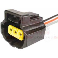 CHICOTE CONECTOR 3 VIAS REGULADOR VOLTAGEM BOSCH FIESTA KA COURIER F250 F1000 TACOGRAFO