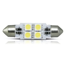 LED LAMPADA TORPEDO 12V 42MM SUPER WHITE (KIT)