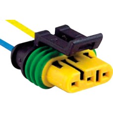 CHICOTE CONECTOR 3 VIAS INJ ELETRONICA SENSOR BORBOLETA ROTAÇAO