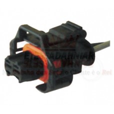 CHICOTE CONECTOR 2 VIAS BICO INJETOR VW FORD CAMINHÕES DIESEL