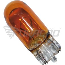 LAMPADA 194 5W 12V BASE VIDRO GRANDE AMARELA (KIT) PISCA TOYOTA COROLLA