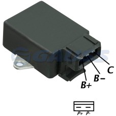 MODULO IGNIÇÃO 3 TERMINAIS FIAT UNO PREMIO CHEVETE BOSCH