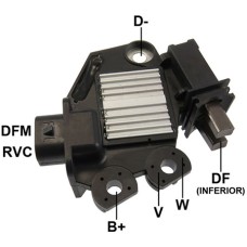 REGULADOR VOLTAGEM VALEO CORSA NOVO MERIVA MONTANA AGILE CAPTIVA CAMARO 14>