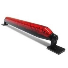 BRAKE LIGHT PRETO 28 LEDS VERMELHO LENT RUBI 12V