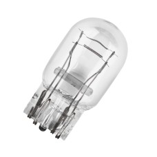 LAMPADA PINGAO PISCA BASE DE VIDRO 21W 5W 12V 2 POLOS AMARELA