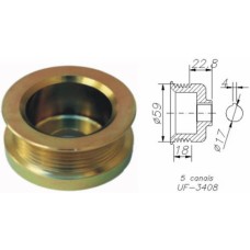 POLIA ALTERNADOR FIAT UNO PREMIO ELBA ESTRIADA