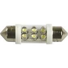 LAMPADA LED TORPEDO 12V 44MM SUPER WHITE